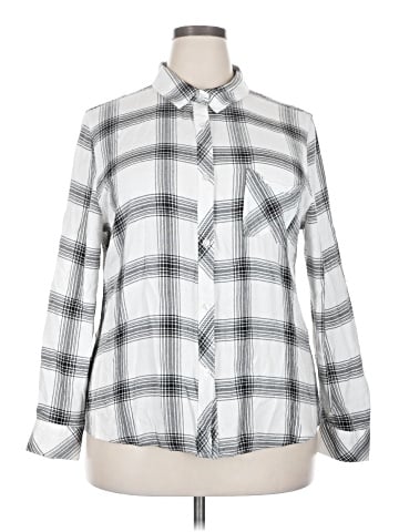 Max & Mia Long Sleeve Button-Down Shirt (view 1)