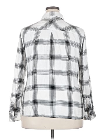 Max & Mia Long Sleeve Button-Down Shirt (view 2)