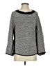 Ann Taylor LOFT Houndstooth Gray Black Pullover Sweater Size S - photo 1
