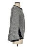 Ann Taylor LOFT Houndstooth Gray Black Pullover Sweater Size S - photo 4