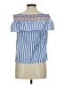 Primark Blue Short Sleeve Blouse Size 6 - photo 2