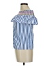 Primark Blue Short Sleeve Blouse Size 6 - photo 5
