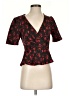 Meadow Rue Black Short Sleeve Blouse Size XS - photo 1