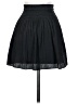 Ramy Brook 100% Polyester Solid Black Casual Skirt Size XS - photo 2