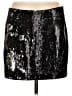 French Connection Black Silver Formal Skirt Size 8 - photo 1