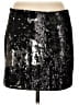 French Connection Black Silver Formal Skirt Size 8 - photo 2