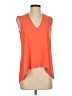 BCBGMAXAZRIA Orange Sleeveless Blouse Size XXS - photo 1
