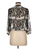 Investments 100% Polyester Silver 3/4 Sleeve Blouse Size M - photo 2