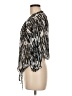 Investments 100% Polyester Silver 3/4 Sleeve Blouse Size M - photo 5