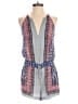 BCBGMAXAZRIA 100% Polyester Paisley Gray Romper Size XS - photo 1