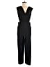 Bar III Solid Black Jumpsuit Size M - photo 1