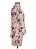 Living Doll 100% Polyester Pink Long Sleeve Blouse Size XS - photo 4