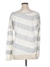 Caslon 100% Cotton Stripes Silver Pullover Sweater Size XL - photo 2