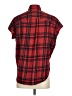 Madewell 100% Cotton Plaid Red Short Sleeve Button-Down Shirt Size XS - photo 2