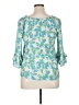 Late August Teal 3/4 Sleeve Blouse Size M - photo 2