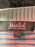 Marled by Reunited 100% Cotton Stripes Blue Pullover Sweater Size M - photo 7
