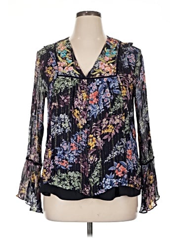 Vineet Bahl 3/4 Sleeve Blouse (view 1)