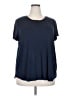 Premise Studio Blue Short Sleeve Top Size 2X - photo 1