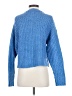 American Eagle Outfitters Solid Blue Pullover Sweater Size S - photo 2