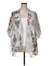 Emory Park 100% Polyester Gray Kimono Size 1X - photo 1