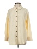 Double Zero Color Block Ivory Long Sleeve Blouse Size M - photo 1