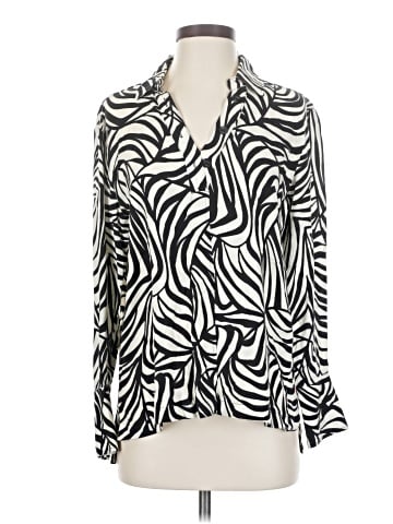 Tru Luxe Jeans Long Sleeve Blouse (view 1)