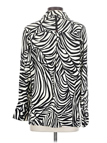 Tru Luxe Jeans Long Sleeve Blouse (view 2)