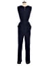 BCBGMAXAZRIA 100% Polyester Solid Blue Jumpsuit Size XS - photo 2