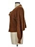 Pink Rose 100% Polyester Brown Pullover Sweater Size M - photo 5