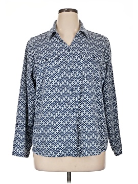 Croft & Barrow 3/4 Sleeve Button Down Shirt