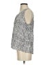 Ethyl 100% Rayon Silver Sleeveless Blouse Size S - photo 5