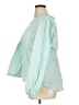 Torrid 100% Cotton Teal Long Sleeve Blouse Size 1X Plus (1) - photo 5