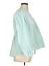 Torrid 100% Cotton Teal Long Sleeve Blouse Size 1X Plus (1) - photo 4