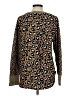 Ruby Rd. Animal Print Brown Pullover Sweater Size M - photo 2
