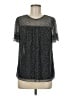 Max Studio Black Short Sleeve Blouse Size M - photo 1