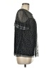 Max Studio Black Short Sleeve Blouse Size M - photo 4