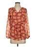 Matilda Jane 100% Polyester Orange 3/4 Sleeve Blouse Size S - photo 1