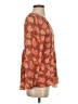 Matilda Jane 100% Polyester Orange 3/4 Sleeve Blouse Size S - photo 4