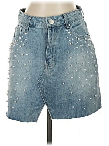 TOBI Denim Skirt (view 1)