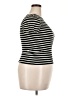 Saint James Stripes Black Short Sleeve Turtleneck Size 00 - photo 4