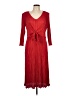 DressBarn 100% Polyester Red Cocktail Dress Size 10 - photo 1