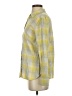 Talbots Plaid Yellow Long Sleeve Button-Down Shirt Size S - photo 5