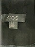 Cos 100% Viscose Black Coat Size 2 - photo 6