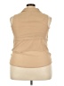 Roaman's 100% Polyester Tan Sleeveless Blouse Size 18W - photo 2