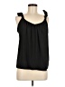 Cherish 100% Polyester Black Sleeveless Blouse Size M - photo 1