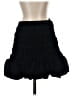 Leith 100% Polyester Solid Black Casual Skirt Size S - photo 1