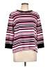 Breckenridge Stripes Pink Pullover Sweater Size L - photo 1