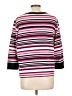 Breckenridge Stripes Pink Pullover Sweater Size L - photo 2