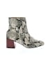 Schutz Gray Tan Ankle Boots Size 8 1/2 - photo 1