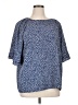 Unbranded Blue Short Sleeve Blouse Size 1X - photo 1